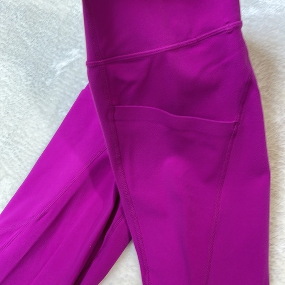 Athleta Salutation Stash Pocket Legging Pink/Purple Size XS - Picture 3 of 9